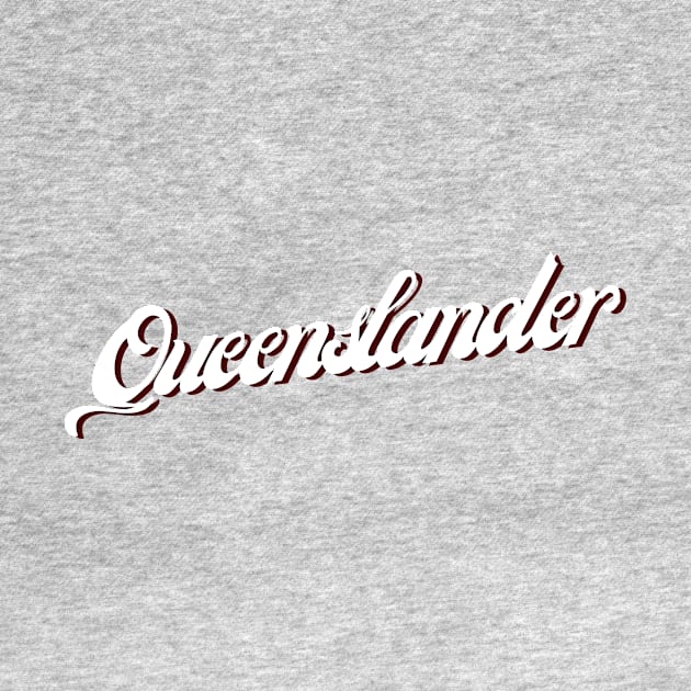 Queenslander (white print) by Simontology